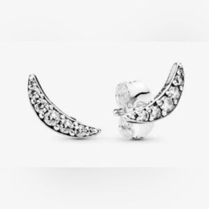 Pandora Sparkling Crescent Earrings